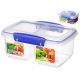 6PZ CONTENITORE ALIMENTI PP TONDO KLIP IT 0,64LT