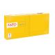 50 TOVAGLIOLI CARTA 33X33CM 2 VELI GIALLO FATO