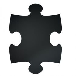SET 6 LAVAGNE XXL PUZZLE 40X296CM DA PARETE SECURI