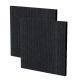 Fondi per SQUARE 2pz nero venato