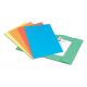 Cf.25 cartelle Bristol 3 lembi 270gr azzurre