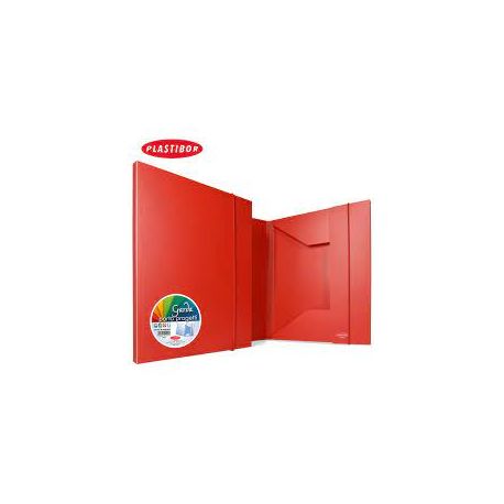 CARTELLA PPL 3LEMBI C/EL. GARDA CM.25X35 ROSSO