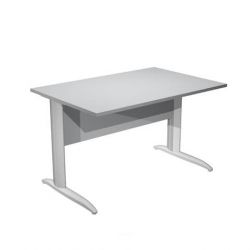 Scrivania FREE 120x80cm f.gr.allum. GRIGIO
