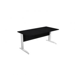 Scrivania FREE 160x80cm f.gr.allum. NERO VEN.