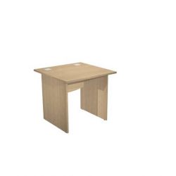 SCRIVANIA FIANCHI MELAMINICO CM.80X80X73H ROVERE