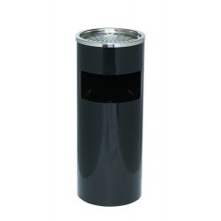 Gettacarte posacenere Methodo diam.24x64Hcm nero