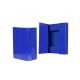 Scatola prespan 3 bottoni dorso 12 blu