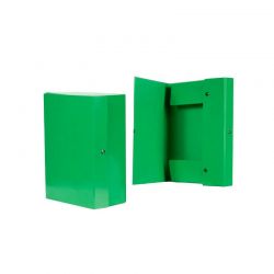 Scatola prespan 3 bottoni dorso 2 verde