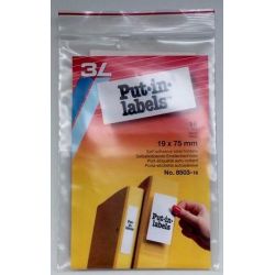 Put-in-Labels 19X75-16P 8503 10305