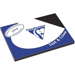 Copertine cartoncino A4 cf.100pz nero 2710