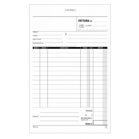 Blocco 50 fatt.iva 15x21 2 copie DU1641C000