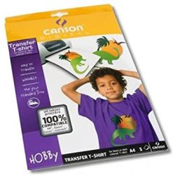 T-shirt Transfer A4 5fg tessuti colorati 9872