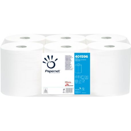 Rotoli asciugamani d.e.19cm 401596 cf.6rt Ecolabel