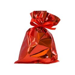 Buste regalo pl. 16x25cm cf.50pz rosso met.