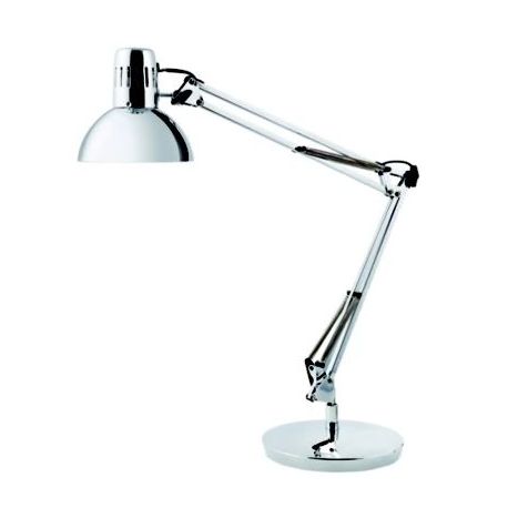 Lampada Architect Alba da tavolo argento