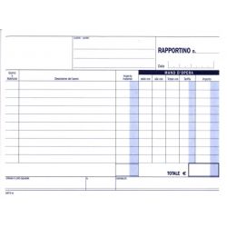 Rapportino giornaliero 15x21 100fg DU167400000