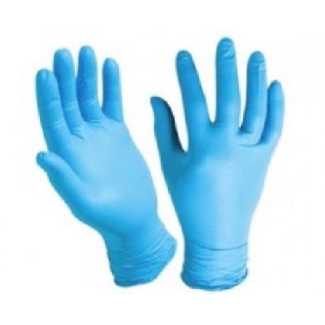 Guanti monouso Nitrile non talcati cf.100pz tg. L
