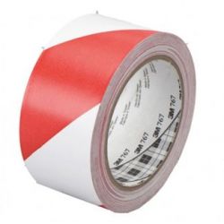 Nastro 3M 767 50x33m in vinile rosso/bianco