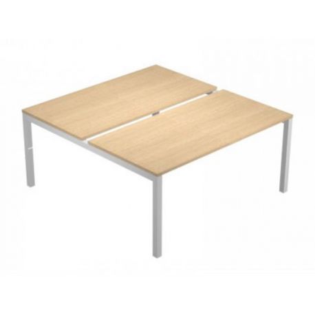 Scriv. doppia FREE TECH 178x164cm noce chiaro