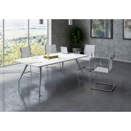 Tavolo riunioni TA-160 200x110x72h bianco