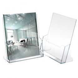 Portadepliant acrilico 23X25,5 5021 1 tasca