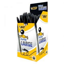 Biro Bic Cristal large 1,6mm cf.50pz nero