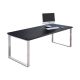 Scrivania dir. FORMA f.met. 180x90cm nero venato