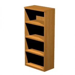 Libreria alta ARCHIVE 76x32x196h noce chiaro