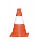 Cono segnaletico bicolore cm 23x30h