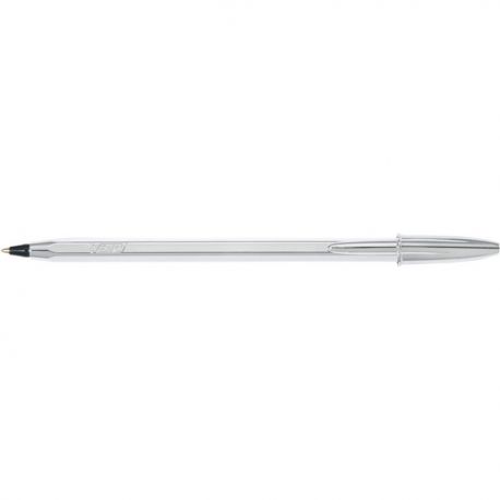 Cf.20 Bic Cristal Shine Silver 1,0mm nero
