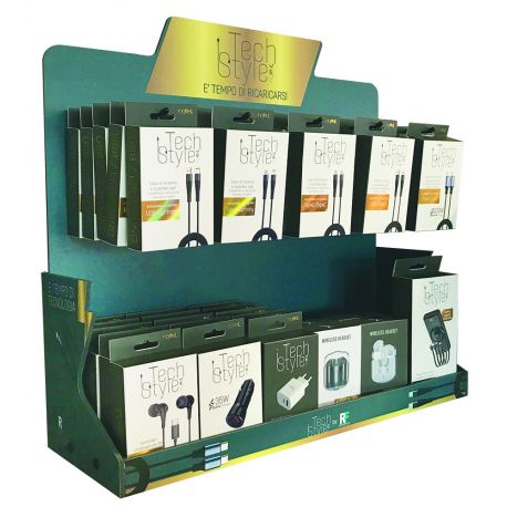 ESPOSITORE DA BANCO COMPLETO 39 PEZZI