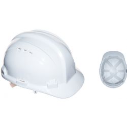 ELMETTO BRENTA IN POLIET. HD CON FOR Bianco