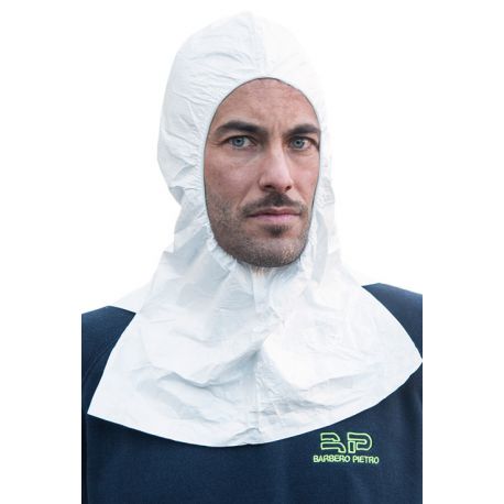 CAPPUCCIO T 13 IN TYVEX TAGLIA UNICA BIANCO