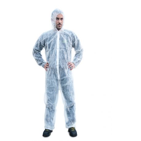 TUTA MONOUSO ECOPRO IN PO BIANCO L-XL