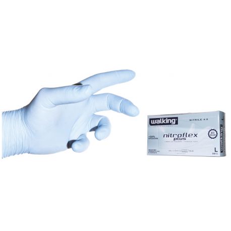 GUANTI NITRILE LIGHT MONOUSO AMBIDESTRO TG. L