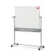 Lavagna magnetica girevole con ruote 90x120 Nobo