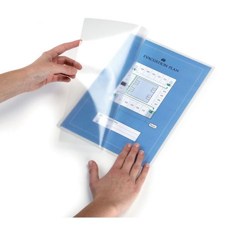 Cf.10 buste autoplastif. manuali A4 Durable