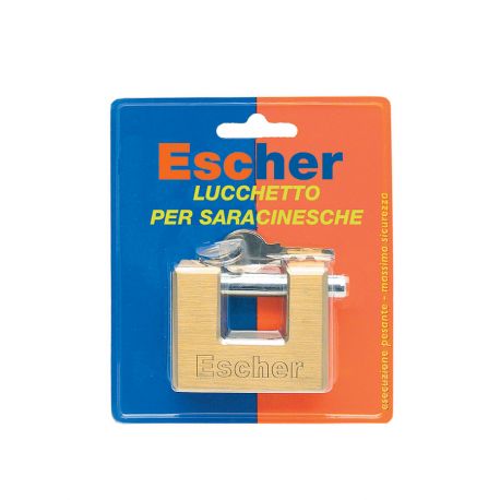 Lucchetto per saracinesca 77x50x16mm con chiave