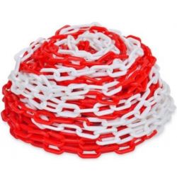 Catena in ppl nero/rosso per colonnnina 1 METRO