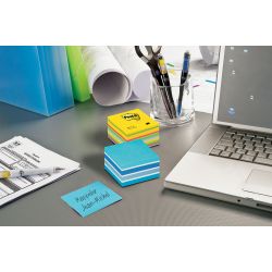 Post-it 3M Cubo 2028 SS Super Sticky assort.