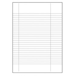 Carta Uso Bollo A4 80gr 500fg righe c/margine