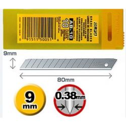 Lame ricambio Olfa AB-10 cf.10pz 9mm Olfa 180