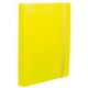 Cartella prespan 3 lembi con elastico dorso 3cm giallo