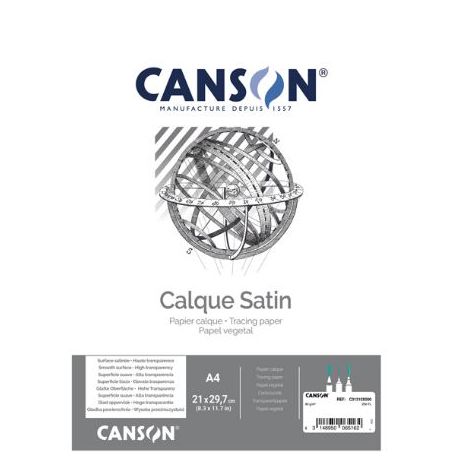 Carta lucida fotocopiab. A4 250fg 90gr Canson