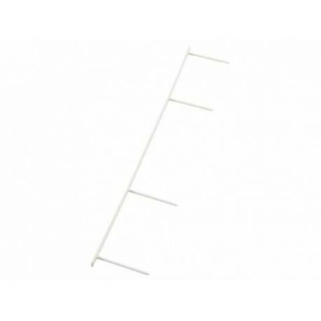 Pettini VeloBind 4 denti 25pz bianchi 9741639