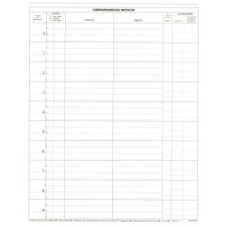 Registro corrispondenza in arrivo/partenza 100fg DU1380L0000