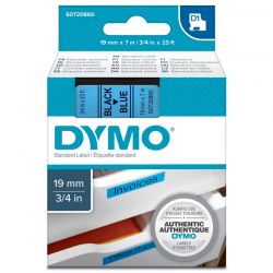Nastro Dymo D1 19mm 45806 ne/blu