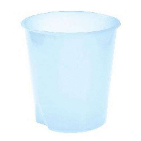 Cestino gettacarte E020 trasparente blu