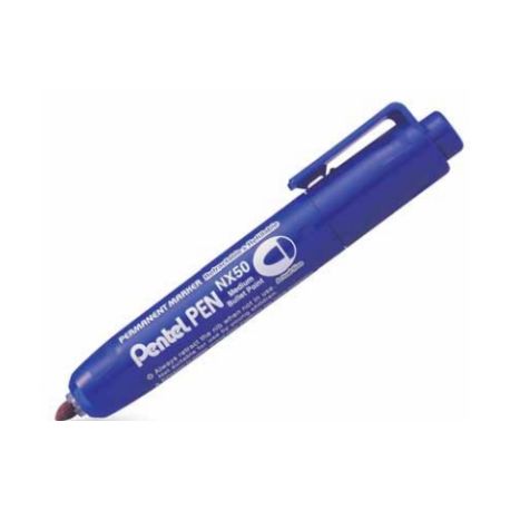 Marker Pentel a scatto NX5 blu