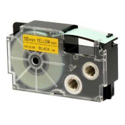 Nastro Casio XR-18 nero/giallo